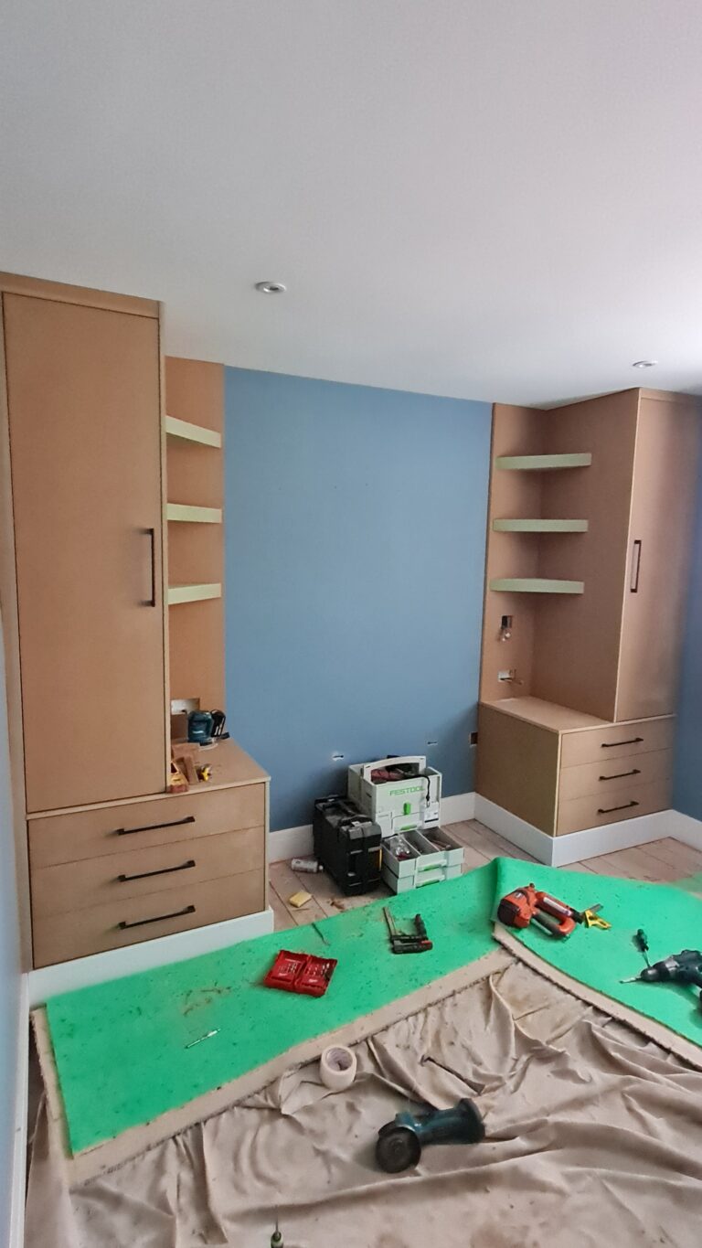 Desringham wardrobes in progress1